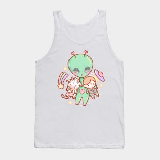 Kawaii Baby Grey Alien Tank Top